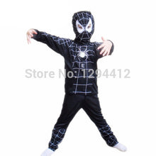 Load image into Gallery viewer, Red spiderman costume black spiderman