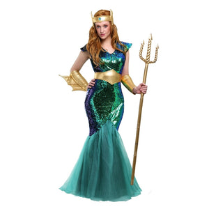 Mermaid Sea Siren Cosplay Halloween