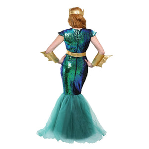 Mermaid Sea Siren Cosplay Halloween