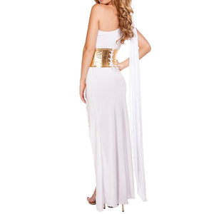 Roman Greek Goddess Costume White Black