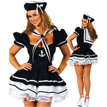Load image into Gallery viewer, Women Sailor Costume Adult Sexy Navy