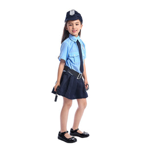 Cute Girls Tiny Cop Police