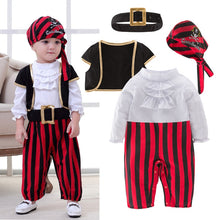 Load image into Gallery viewer, Pirate Captain Cosplay Clothes for Baby Boy