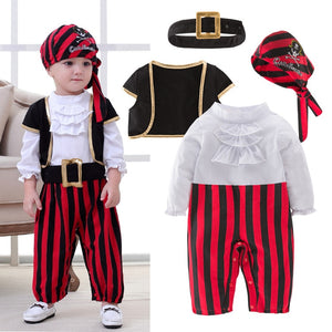 Pirate Captain Cosplay Clothes for Baby Boy