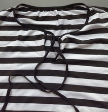 Load image into Gallery viewer, Black White Stripe Prisoner