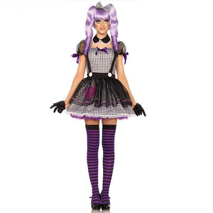 Halloween Costume Purple and Black Adult Bar