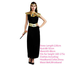 Load image into Gallery viewer, Egypt Costumes Lady Black