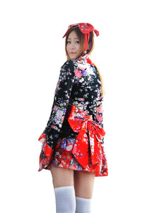 short anime cosplay japanese kimono lolita