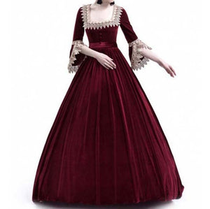 Women Medieval Dress Palace Princess
