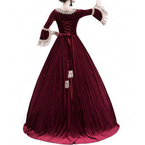 Women Medieval Dress Palace Princess