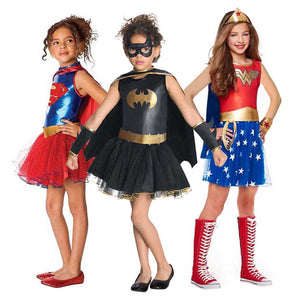 Costume Fancy Dress Wonder Women Batgirl