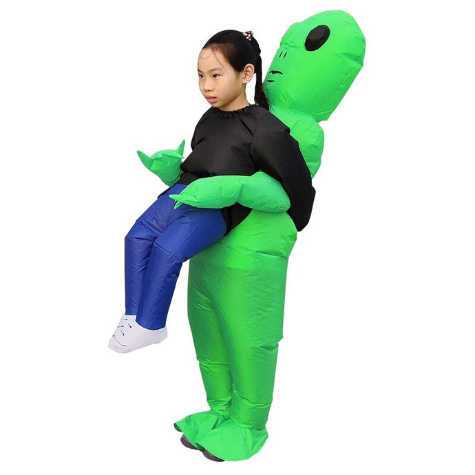 New Purim Scary Green Alien Cosplay